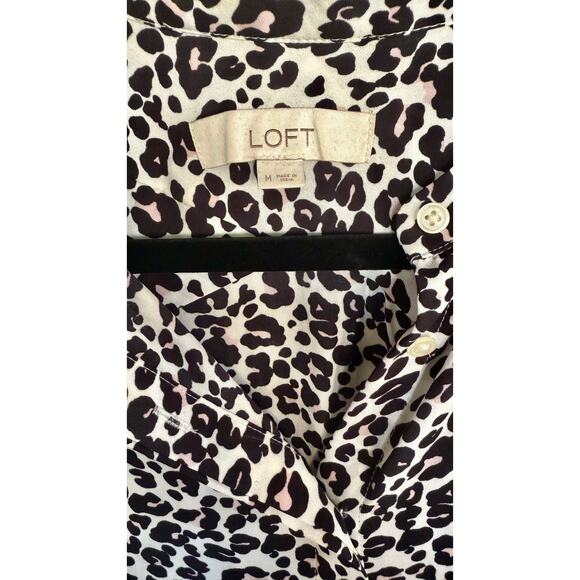 Black and Pink Leopard Top - Picture 3 of 5